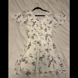 Floral white dress perfect for any occasion!